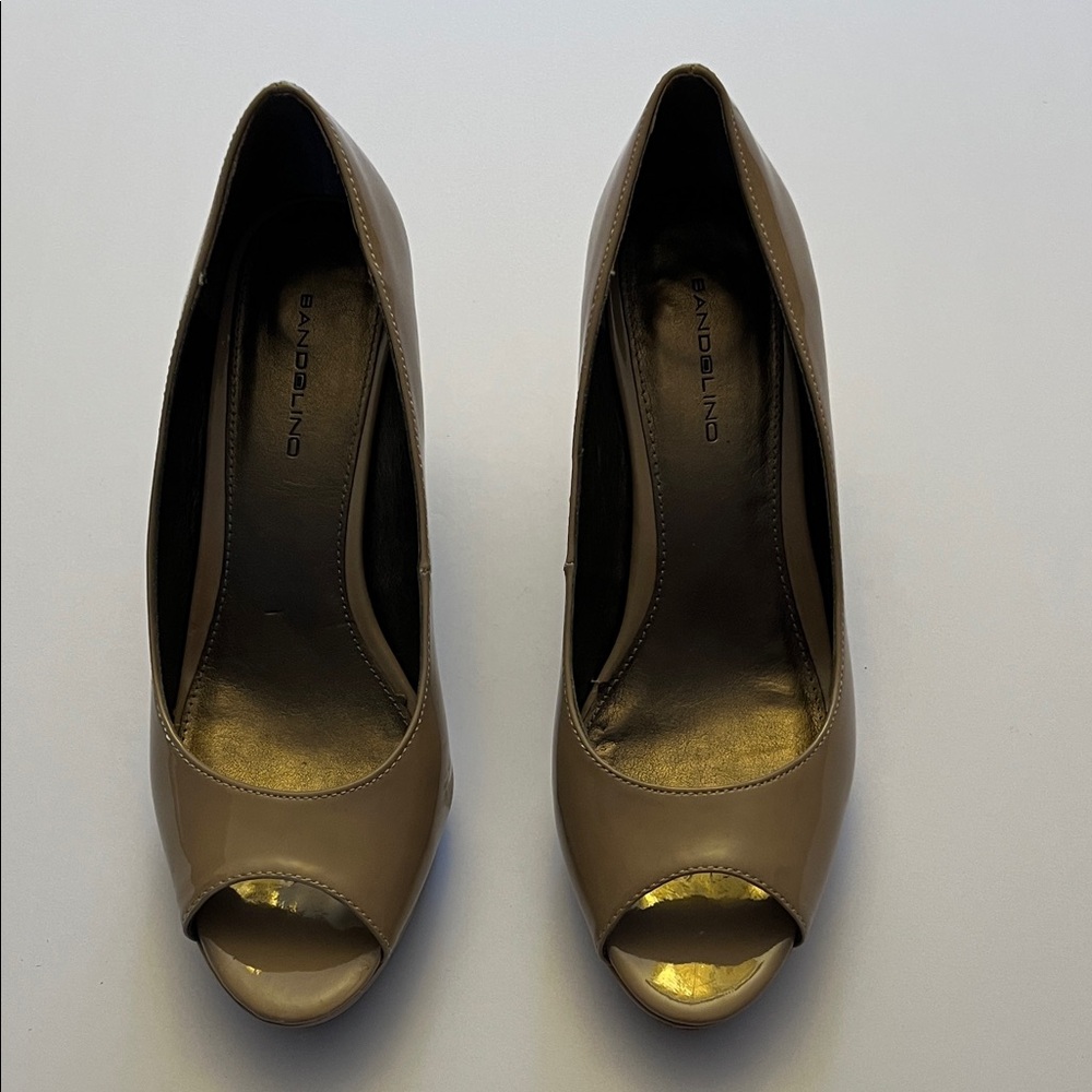 Bandolino Women's Peep Toe Heels - Brown